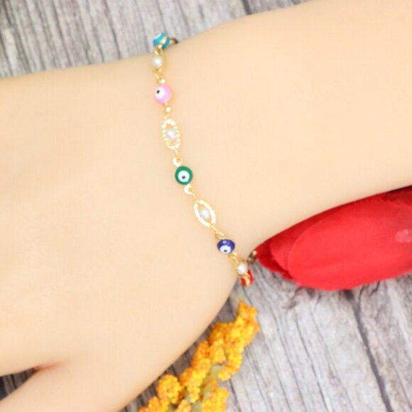 "Trendy Handmade Bracelet – A Stylish Gift for Women & Girls, MAR091998 - Picture 7 of 10